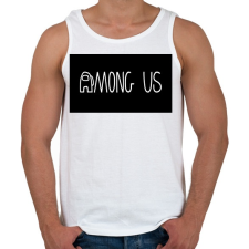 PRINTFASHION Among us logo - Férfi atléta - Fehér atléta, trikó