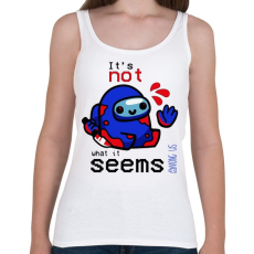 PRINTFASHION Among us - nem az aminek látszik - Női atléta - Fehér