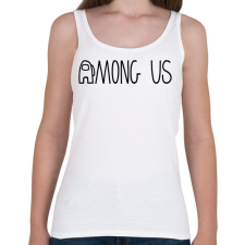 PRINTFASHION Among US - Női atléta - Fehér női trikó