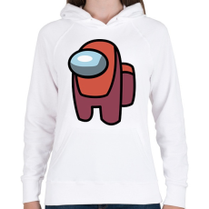 PRINTFASHION among us - Női kapucnis pulóver - Fehér