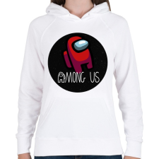 PRINTFASHION Among us - Női kapucnis pulóver - Fehér női pulóver, kardigán
