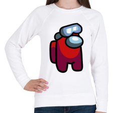 PRINTFASHION Among us - Női pulóver - Fehér női pulóver, kardigán