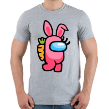 PRINTFASHION Among Us nyuszi - Férfi póló - Sport szürke férfi póló