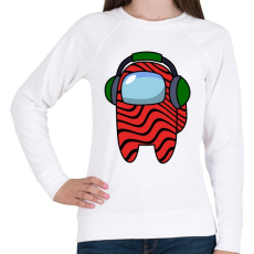 PRINTFASHION Among us Pewdiepie - Női pulóver - Fehér