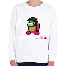 PRINTFASHION Among us - R.Y. sus  - Gyerek pulóver - Fehér gyerek pulóver, kardigán