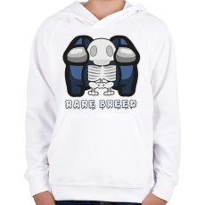 PRINTFASHION Among us rare breed  - ritka fajta - Gyerek kapucnis pulóver - Fehér