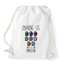 PRINTFASHION Among us there is one impostor - Sportzsák, Tornazsák - Fehér tornazsák