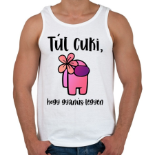 PRINTFASHION Among Us - Túl cuki, hogy gyanús legyen - Férfi atléta - Fehér atléta, trikó