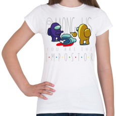PRINTFASHION Among us - you are the impostor - Női póló - Fehér