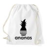PRINTFASHION Ananas - Parody - Sportzsák, Tornazsák - Fehér