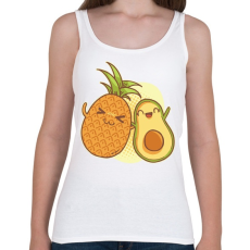 PRINTFASHION Ananász és avokádó - Női atléta - Fehér