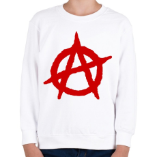 PRINTFASHION Anarchia - Gyerek pulóver - Fehér
