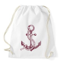 PRINTFASHION Anchor - Sportzsák, Tornazsák - Fehér tornazsák