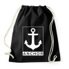 PRINTFASHION Anchor - Sportzsák, Tornazsák - Fekete
