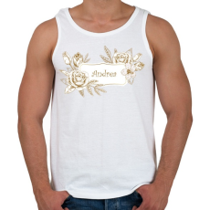 PRINTFASHION Andrea - Férfi atléta - Fehér