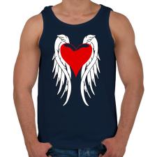 PRINTFASHION Angel - Férfi atléta - Sötétkék atléta, trikó