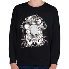 PRINTFASHION angel - Gyerek pulóver - Fekete gyerek pulóver, kardigán