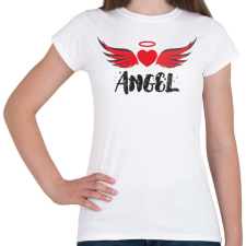 PRINTFASHION ANGEL - Női póló - Fehér női póló