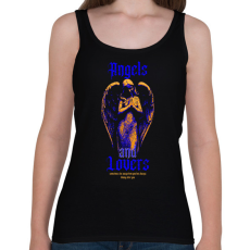 PRINTFASHION Angels and Lovers - Női atléta - Fekete