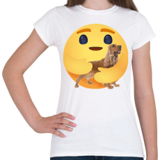 PRINTFASHION Angol cocker spániel - Női póló - Fehér