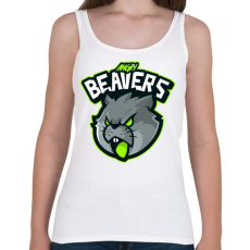 PRINTFASHION Angry Beavers - Női atléta - Fehér