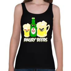 PRINTFASHION Angry Beers - Női atléta - Fekete
