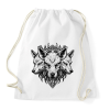 PRINTFASHION angry cerberus - Sportzsák, Tornazsák - Fehér