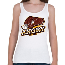 PRINTFASHION Angry Eagles - Női atléta - Fehér női trikó