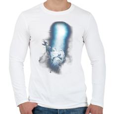 PRINTFASHION Angyal - Férfi hosszú ujjú póló - Fehér