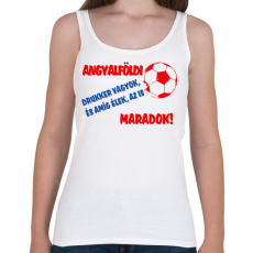 PRINTFASHION Angyalföldi drukker - Női atléta - Fehér