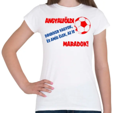 PRINTFASHION Angyalföldi drukker - Női póló - Fehér