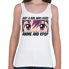 PRINTFASHION Anime és kpop - Női atléta - Fehér női trikó