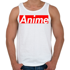 PRINTFASHION ANime - Férfi atléta - Fehér