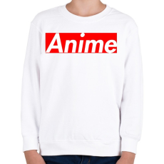 PRINTFASHION ANime - Gyerek pulóver - Fehér