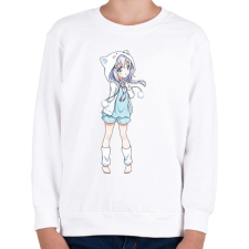 PRINTFASHION anime - Gyerek pulóver - Fehér gyerek pulóver, kardigán