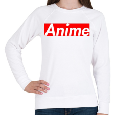 PRINTFASHION ANime - Női pulóver - Fehér női pulóver, kardigán