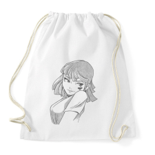 PRINTFASHION Animés csaj - Sportzsák, Tornazsák - Fehér tornazsák