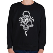 PRINTFASHION Ankh - Gyerek pulóver - Fekete gyerek pulóver, kardigán