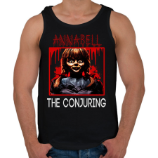 PRINTFASHION ANNABELLE - Férfi atléta - Fekete atléta, trikó