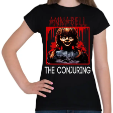 PRINTFASHION ANNABELLE - Női póló - Fekete női póló