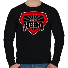 PRINTFASHION ANTI HERO - Férfi pulóver - Fekete férfi pulóver, kardigán
