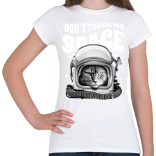 PRINTFASHION Antiszociális macska - Női póló - Fehér női póló