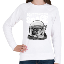 PRINTFASHION Antiszociális macska - Női pulóver - Fehér női pulóver, kardigán
