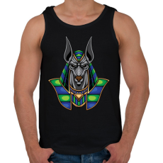 PRINTFASHION anubis - Férfi atléta - Fekete