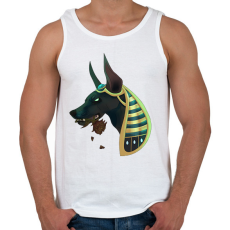 PRINTFASHION ANUBIS WITH ROSE  SMITE - Férfi atléta - Fehér