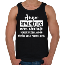 PRINTFASHION Anya átmenetileg nem elérhető fehér - Férfi atléta - Fekete női trikó