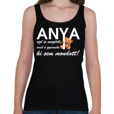 PRINTFASHION Anya azt is megérti amit a gyermeke ki sem mondott! - Női atléta - Fekete
