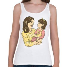 PRINTFASHION Anya és lánya - Női atléta - Fehér női trikó