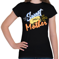 PRINTFASHION anya fánkos - Női póló - Fekete női póló