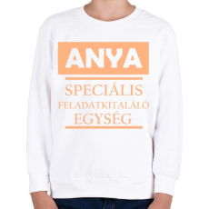PRINTFASHION anya feladatkitaláló1 - Gyerek pulóver - Fehér